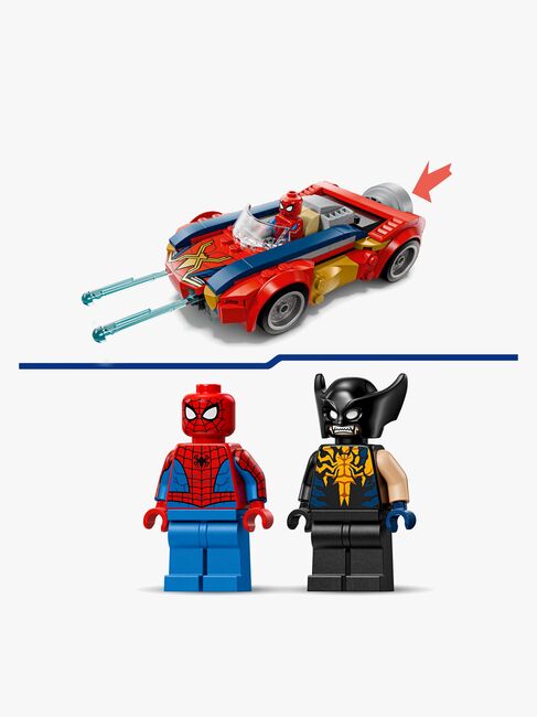 LEGO Super Heroes 76336 Spider-Manin auto vastaan Venomiksi muuttunut Wolverine