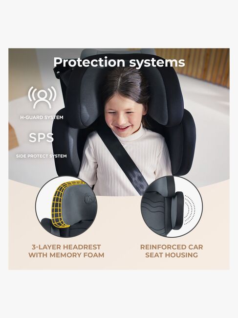 Kinderkraft XPAND 2 i-Size Turvavyöistuin, Graphite Black