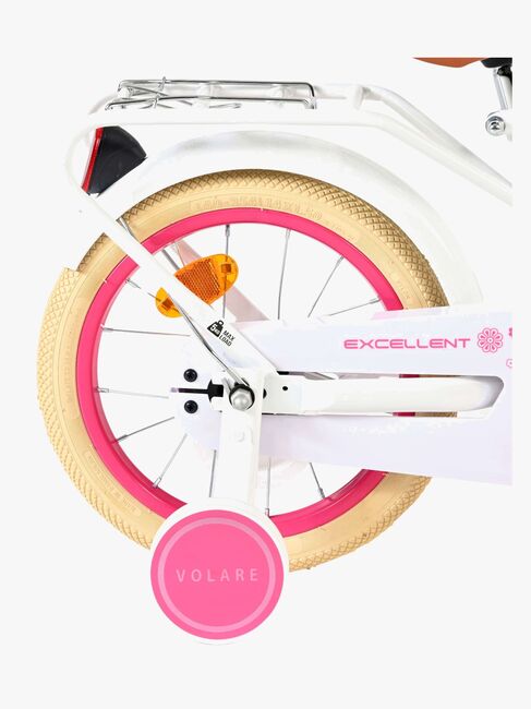 Volare  Polkupyörä + Kori 14'', Valkoinen
