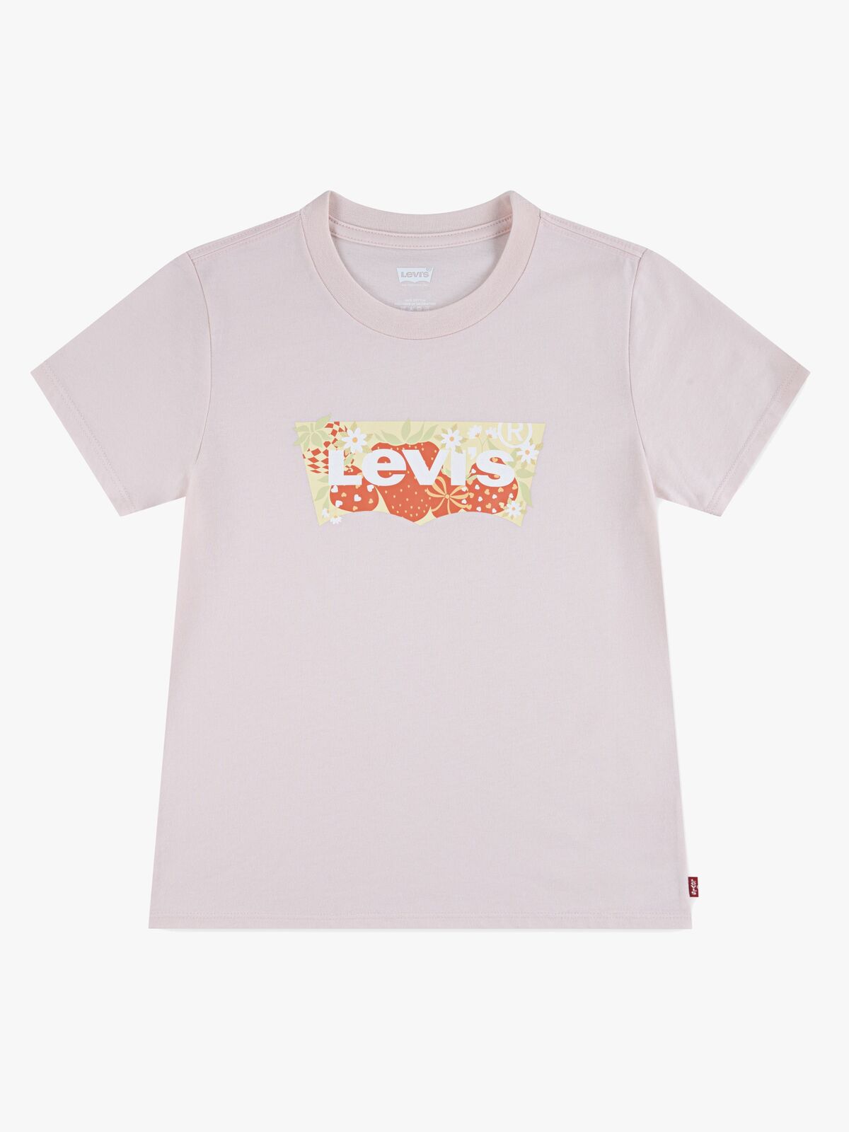 Levi's LVG Strawberry SS Batwing T-paita, Crystal Pink