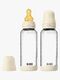 BIBS Medium Flow Lasi Tuttipullo Lateksi 2-pack 240 ml, Ivory