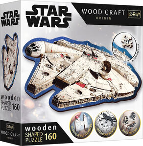 Trefl Wood Craft Origin Star Wars Palapeli Millennium Falcon 160