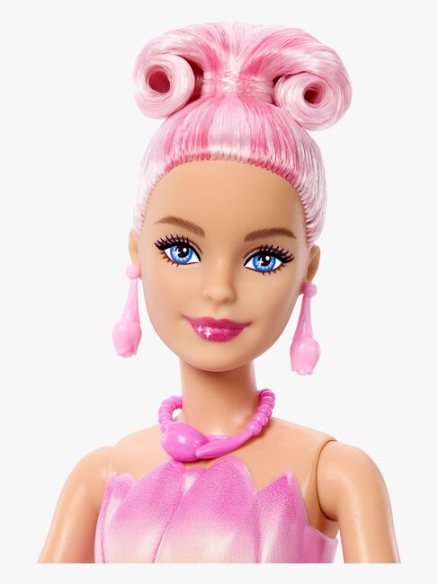 Barbie Petal Pop Flower Surprise Nukke Tulppaani-leikkaus, Vaaleanpunainen