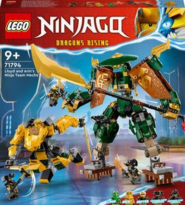 LEGO Ninjago 71794 Lloydin Ja Arinin Ninjatiimin Robottiasut