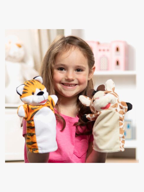 Melissa & Doug Käsinuket Eläintarha, 4 st