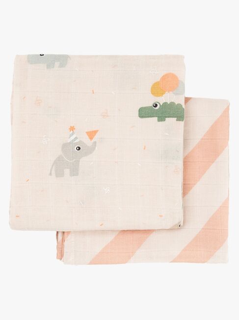 Done By Deer Celebration Musliiniviltti 2-pack, Powder