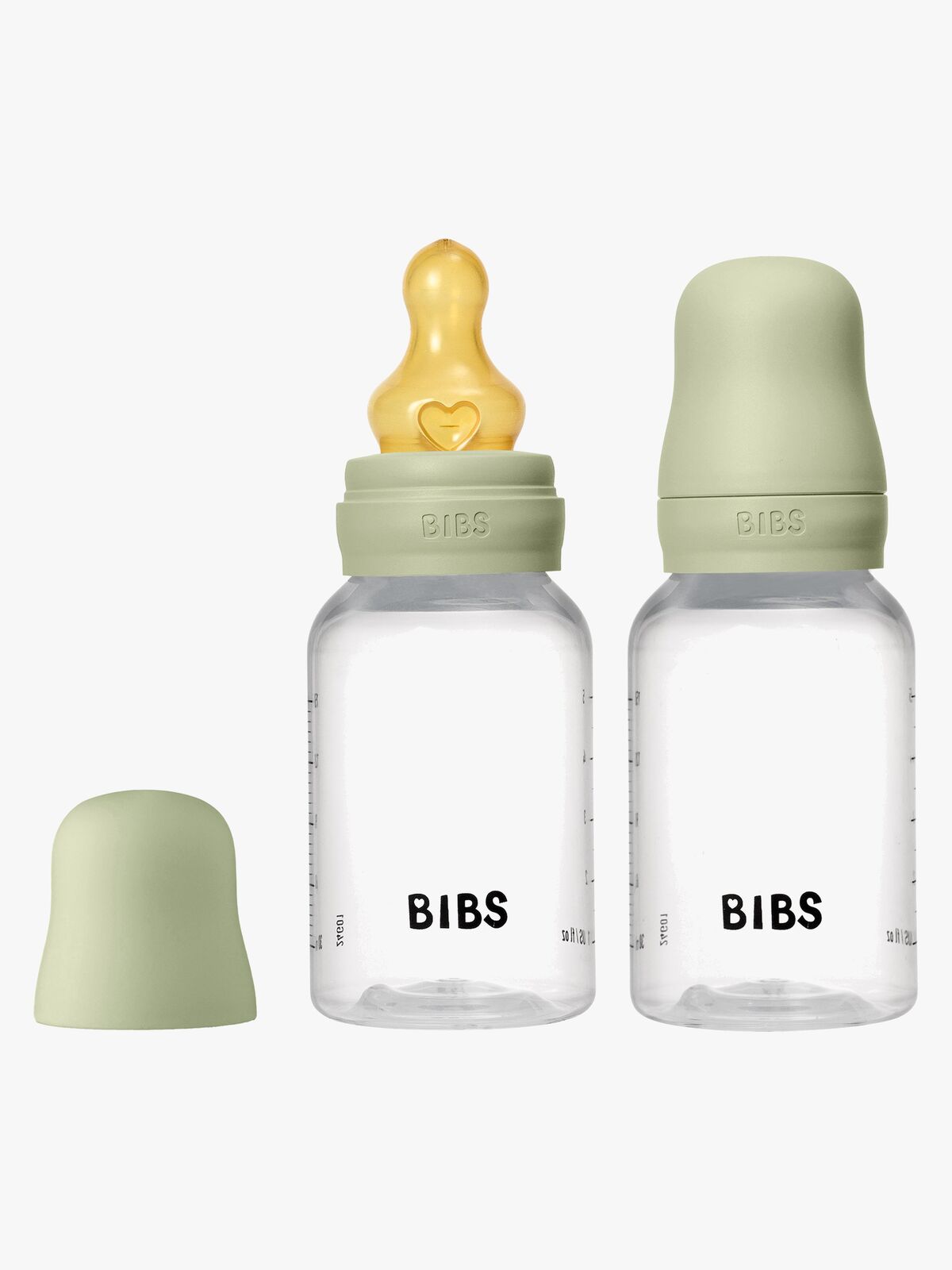 BIBS Slow Flow Tuttipullo Lateksi 2-pack 150 ml, Sage