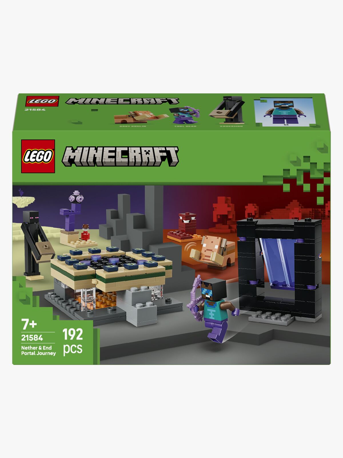 LEGO Minecraft 21584 Matka Hornaportaaliin ja Ääriportaaliin