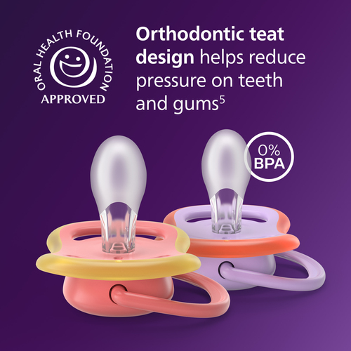 Philips Avent Ultra Air Tutti 18m+ 2-pack, Punainen/Violetti