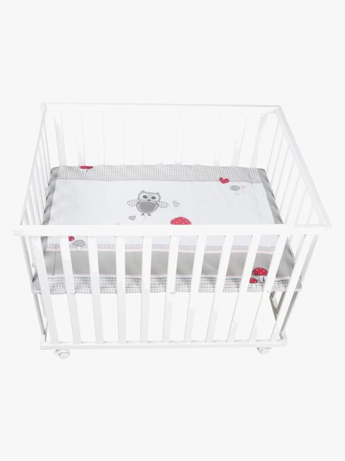 Roba Leikkikehä + Pyörät, Adam & Owl White