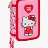 Hello Kitty  Täytetty Kolmilokeroinen Penaali 37 Osaa, Vaaleanpunainen