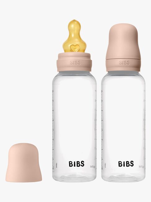 BIBS Medium Flow Tuttipullo Lateksi 2-pack 270 ml, Blush