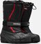 Sorel Youth Flurry Talvisaappaat, Black/Bright Red