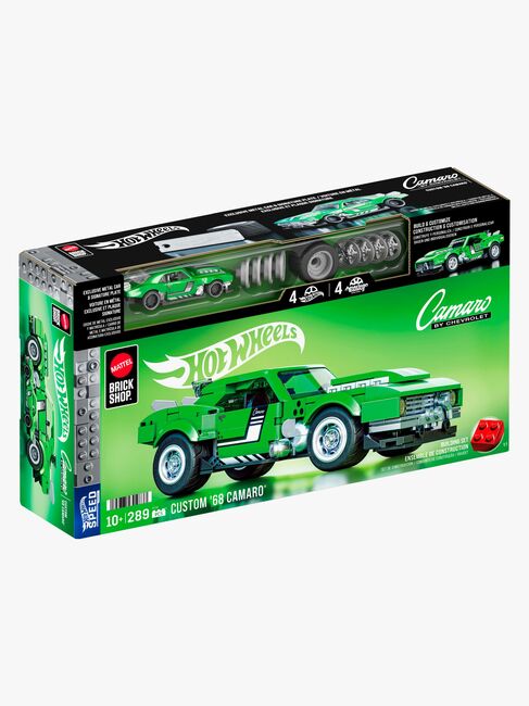 Mattel Brick Shop Hot Wheels Speed Series Brick Shop Hot Wheels Työmaasetti Custom ’68 Camaro 289 Osaa