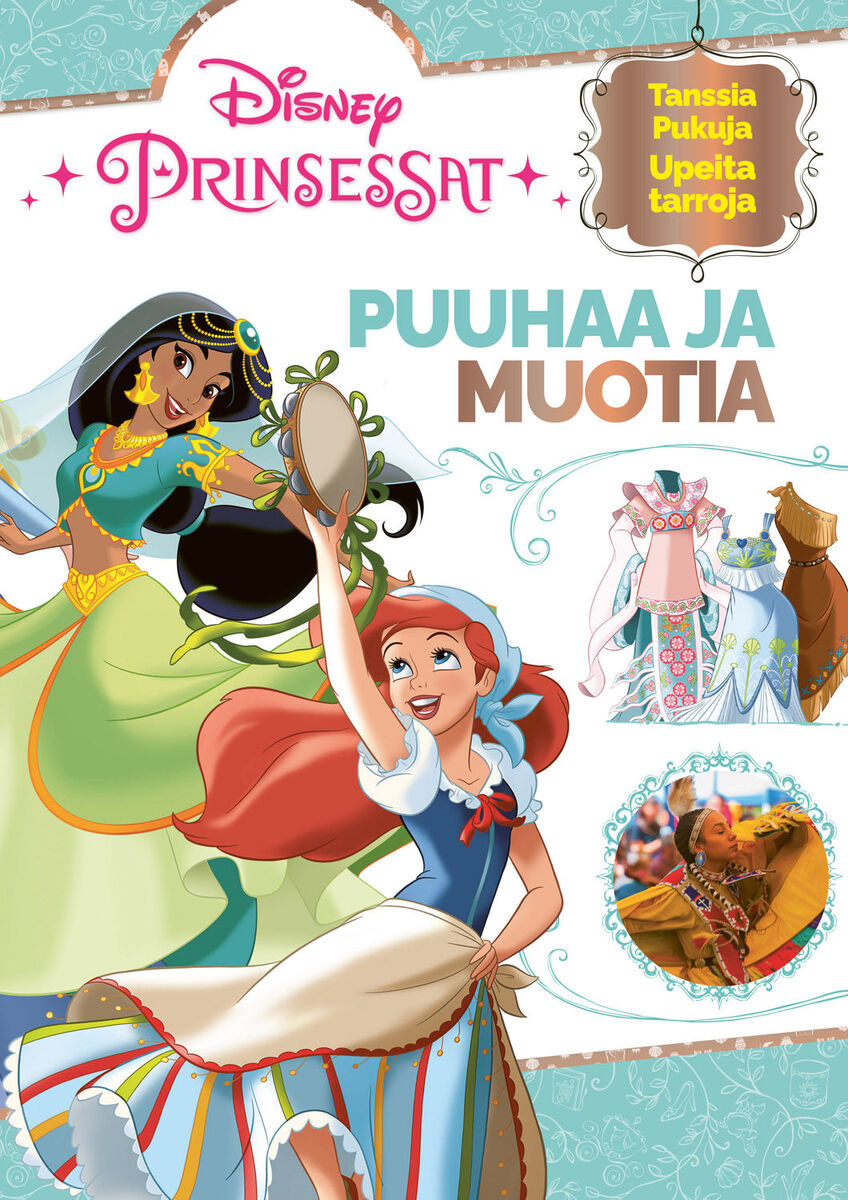 Disney Prinsessat Väritys- Ja Puuhakirja 
