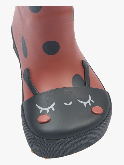 Mikk-Line Barefoot Ladybug Kumisaappaat, Henna