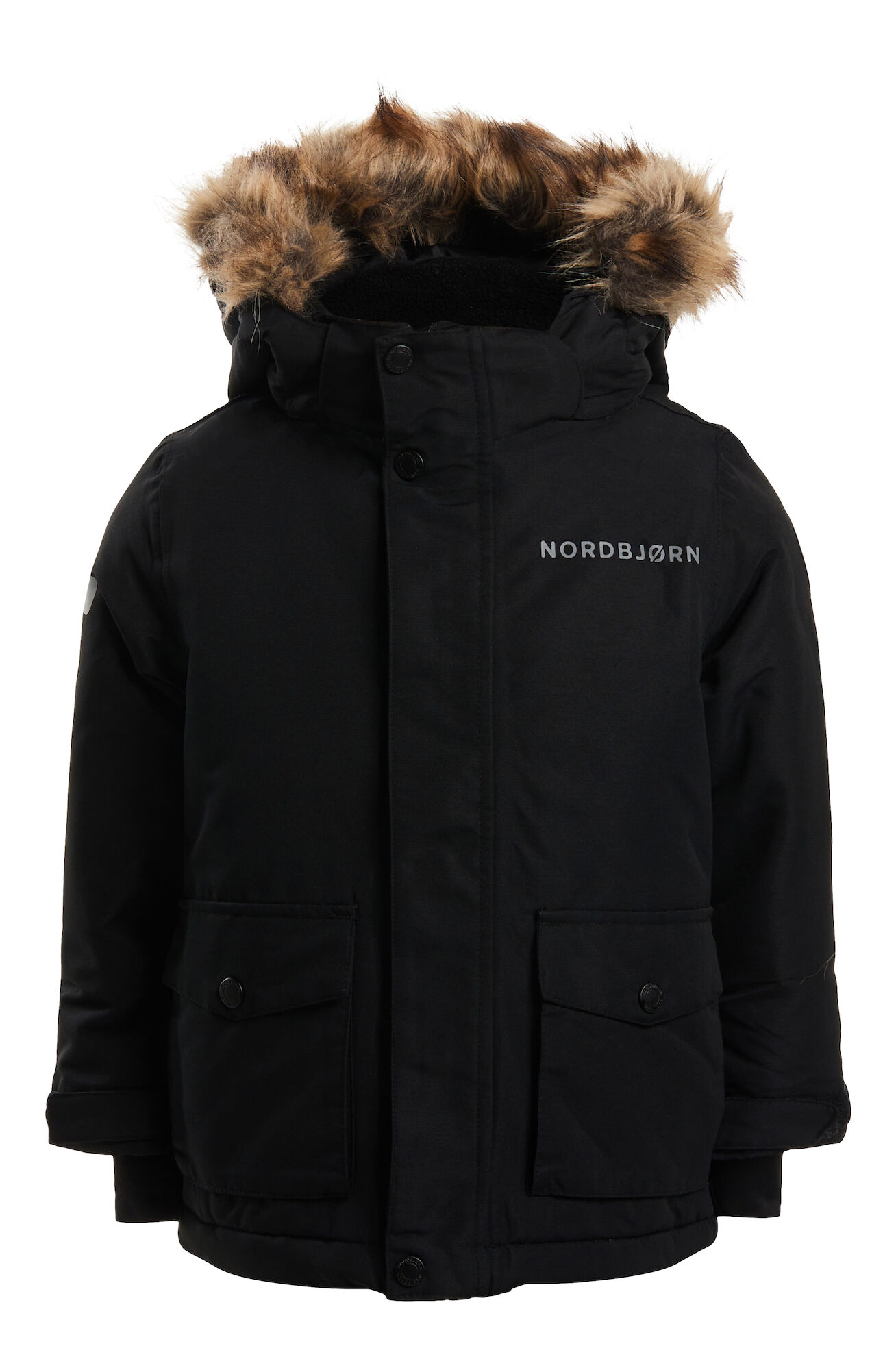 Nordbjørn Avalanche Takki, Solid Black, Koko 98