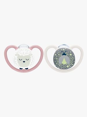 NUK Perfect Match Air Night Tutti 2-pack Koko 1, Sheep