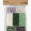 Creativ Company Helmisetti Kristallit, Vihreä/Violetti