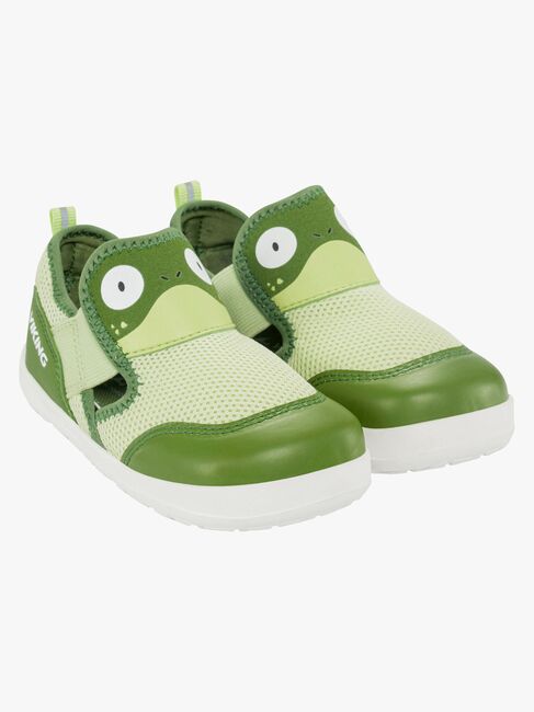 Viking Alv Paw Barefoot Sandaalit, Light Green/Green