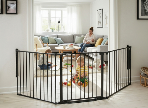 BabyDan Flex StepFree XXL Turvaportti, Musta