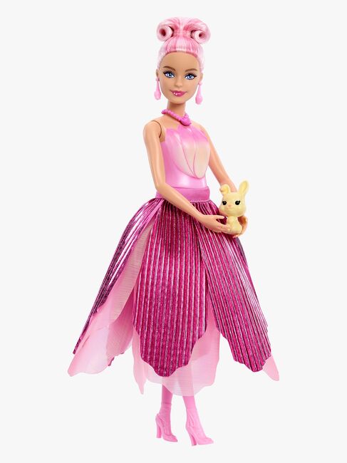 Barbie Petal Pop Flower Surprise Nukke Tulppaani-leikkaus, Vaaleanpunainen