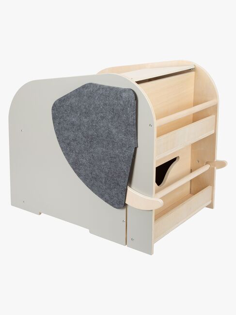 Small Foot Kirjahylly + Säilytyslokero & Istuin Norsu