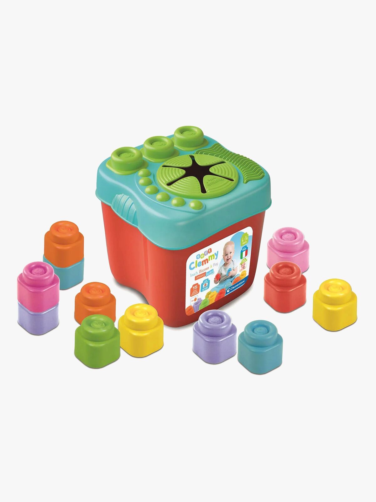 Clementoni Soft Clemmy  Sensorinen Palikkalaatikko