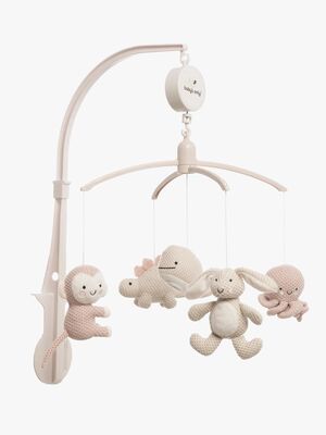 Baby's Only Musiikkimobile Animals, Old Pink/Warm Linen