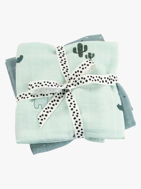 Done By Deer Lalee Musliiniviltti 2-pack, Blue