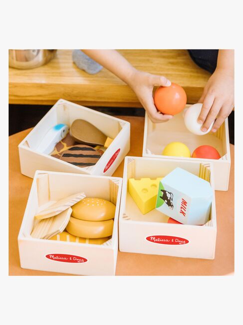 Melissa & Doug, Ruokasetti  4 Laatikolla