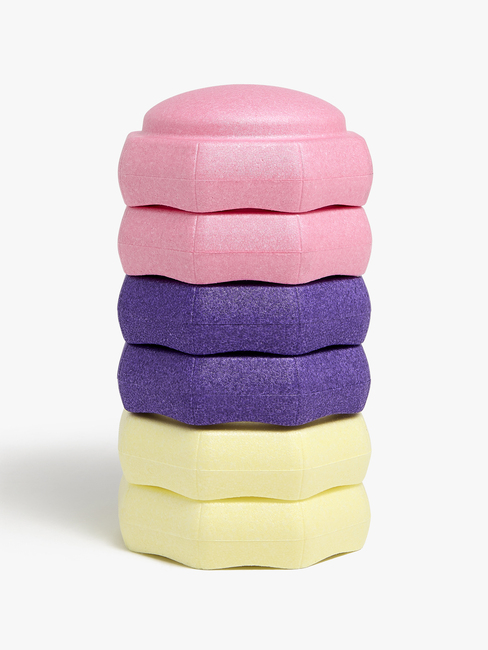 JLY Tasapainopalikat 6-pack, Vaaleanpunainen