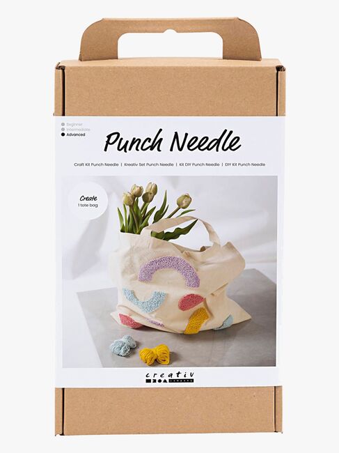 Creativ Company Askartelusetti Kirjailu Kassi Pastelliväreilla