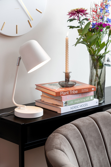 PresentTime Encantar Pöytävalaisin, White