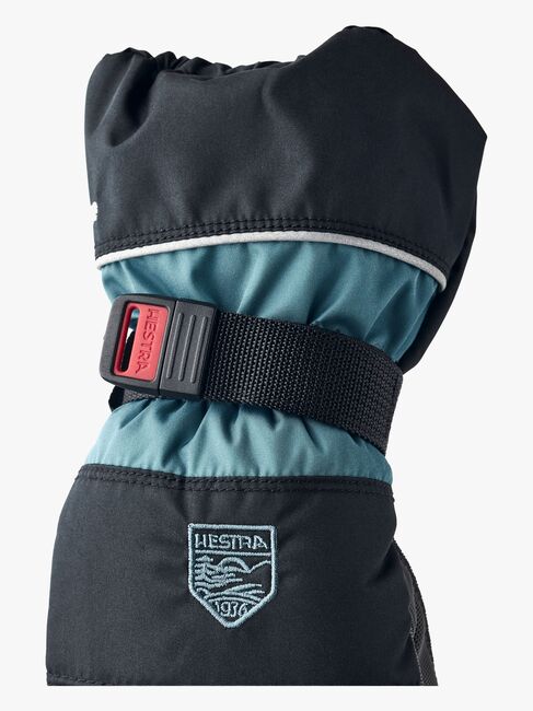 Hestra Kids Czone Rukkaset, Black/Petrol