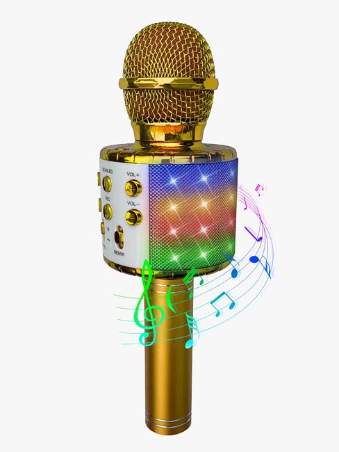 PartyFunLights Karaokemikrofoni Bluetooth, Kullanvärinen