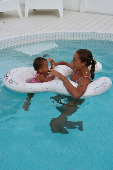 SUNNYLiFE Baby Float Together-  Puhallettava Uimapatja, Strawberry Sunshine