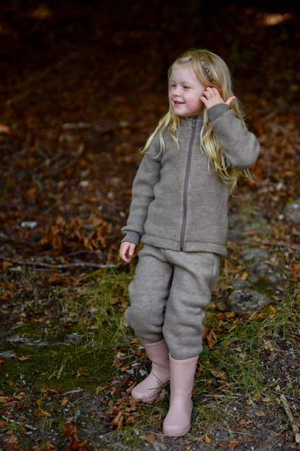 Mikk-Line Fleecehousut Merinovilla, Melange Denver