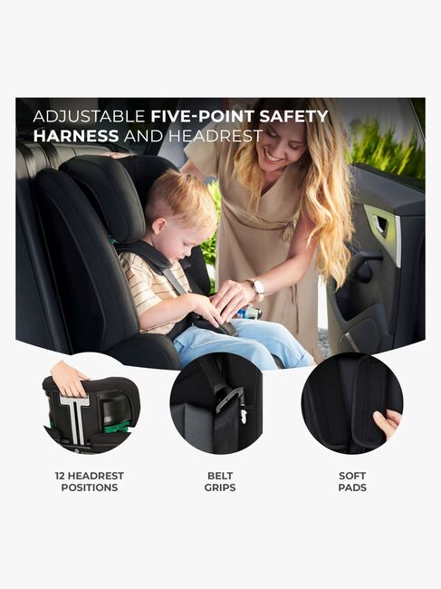 Kinderkraft SAFETY-FIX 2 I-Size Turvaistuin, Black