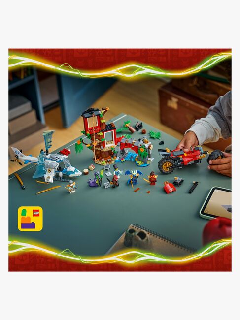 LEGO Ninjago 71857 Ninjamenopelit ja puumajataistelu