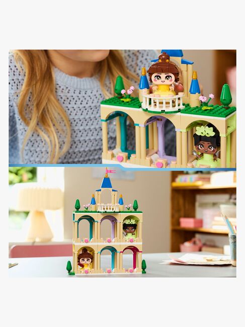 LEGO Disney Princess 43291 Bellen ja Tianan linna minikoossa