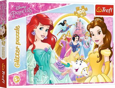 Trefl Disney Prinsessat Glitter Palapeli 100