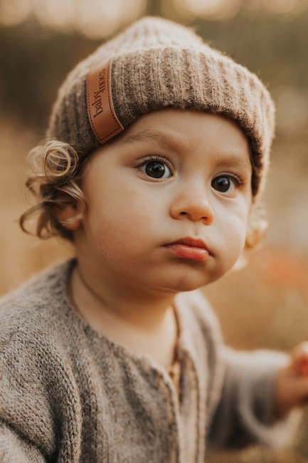 BabyMocs Neulehattu, Greige