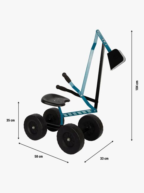 Small Foot Kaivinkone + Pyörät, Sininen