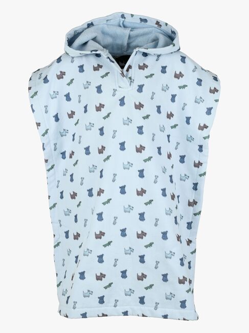 Lindberg Ljusvåg Poncho Pyyhe, Blue/Light Blue