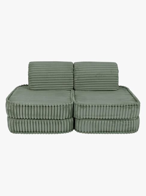 MeowBaby Churros Sohva Basic, Olive Sage Green