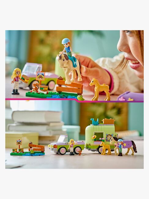 LEGO Friends 42695 Hevosen ja varsan kuljetusvaunu