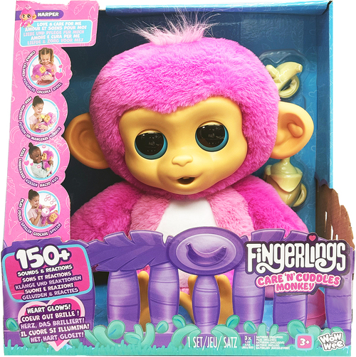 Fingerlings  Interaktiivinen Pehmolelu Care N Cuddles