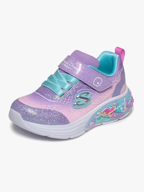 Skechers My Dreamers Lil Mermaid  Vilkkuvat Lenkkarit, Purple