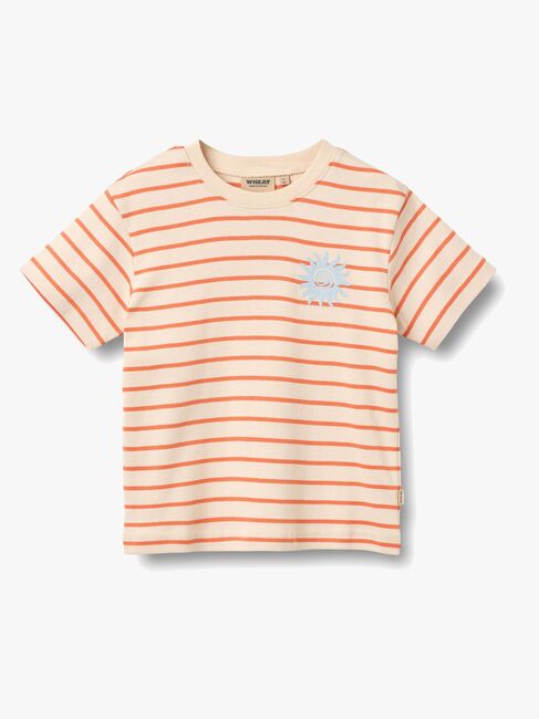 Wheat Jay T-paita, Orange Stripe